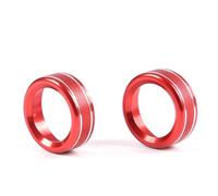 ZHINUAN Copri pomello anello, adatto for Toyota, 86, for Subaru, BRZ 2012-2020 copertura del pulsante di avviamento dell'auto con pulsante(Red)