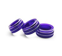 ZHINUAN Decorazione dell'anello dell'interruttore della manopola, adatta for A3, 8V 2014-2020 copertura del pulsante di avviamento dell'auto con pulsante(Blue)