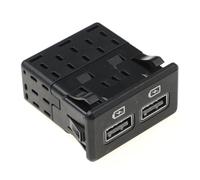 ZHINUAN Kit porta di ricarica USB, adatto for Nissan, 999Q7V4000 999Q7-V4000 T99Q7-6LB0A 795405052 T99Q7-6MA0A 795405053 Accessori auto for sedile posteriore Hub di ricarica USB per veicoli