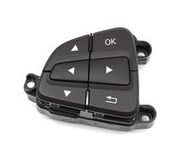 ZHINUAN Pulsanti di controllo del volante dell'auto, adatti for Mercedes, benz, AB GLS GLE Classe W166 W117 W156 W246 W292 Gruppo multifunzione Pulsantiera del volante del veicolo(Moka-Left)