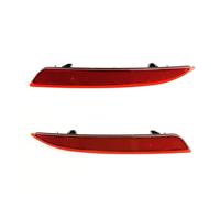 ZHINUAN Riflettore paraurti posteriore, adatto for Vauxhall, ASTRA J 2009-2015 13262017 13262018 Rosso Marcatore riflettente posteriore per veicoli(Left and right)