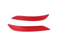 ZHINUAN Riflettore paraurti posteriore auto, adatto for BMW, E84 X1 2013-2015 63147314883 63147314884 Striscia di avvertimento con lente rossa, strisce riflettenti Marcatore riflettente posteriore per
