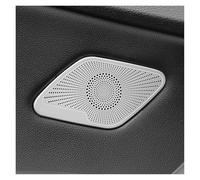 ZHINUAN Rivestimento for altoparlante audio for portiera interna auto, adatto for Volkswagen, adatto for Golf 7 MK7 2013-2020, accessori interni in acciaio inossidabile laterali Griglia di copertura d