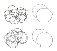 ZHIQIN 20 Pezzi MR16 GU10 Lampada Anelli di Fissaggio Clip a Molla per Lampada adatto per la maggior parte dei lampade LED Lampadina alogena titolari LED Downlight Bulb