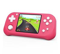 ZHISHAN Console di Gioco Portatile per Bambini con 220 Videogiochi Classici Integrati 3.0" LCD Schermo Sistema di Gioco Elettronico Ricaricabile per Adulto Compleanno e Regalo di Natale-Verde