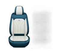 ZHISHIGUO Coprisedili Auto Pelle, per Peugeot 3008 GT Line 2017 2018 2019-2022, Set Completo Copri-Sedile Impermeabile Coprisedile Anteriori Posteriori Copri Sedili 5-Posti(A(Blue-WhiteBeige))