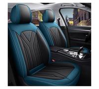 ZHISHIGUO Coprisedili Auto Pelle, per Peugeot 3008 GT Line 2017 2018 2019-2022, Set Completo Copri-Sedile Impermeabile Coprisedile Anteriori Posteriori Copri Sedili 5-Posti(D(Blue-Black))