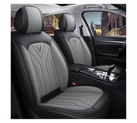 ZHISHIGUO Coprisedili Auto Pelle per SAAB 9-3 93 Convertible, Set completo Copri-sedile Impermeabile Coprisedile Anteriori Posteriori Copri Sedili 5-Posti(Black Grey)