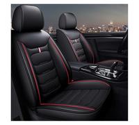 ZHISHIGUO Coprisedili Auto per Mitsubishi Lancer Sedan 2007-2017, 2 Posti Pelle Traspirante Impermeabile Coprisedile Anteriori, Resistenti Facili Installare Pulire(Black Red)