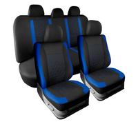 ZHISHIGUO Coprisedili Auto per Renault Scenic E-Tech Electric V 2023-2026, Set 5 Posti Tessuto e Antiscivolo Traspirante, Anteriori e Posteriori Confortevoli e Protettivi, Accessori Auto(Blue)