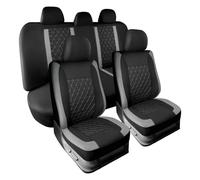 ZHISHIGUO Coprisedili Auto per Renault Symbioz 2024-2026, Set 5 Posti Tessuto e Antiscivolo Traspirante, Anteriori e Posteriori Confortevoli e Protettivi, Accessori Auto(Gray)