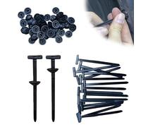 ZHITENG 50 Pezzi Fascette Plastica Universali Nere, Resistenti e Autobloccanti Fascette per Cavi Resistenti ai Raggi UV Fermacavo Fissaggio Automatico, per Riparazioni Quotidiane