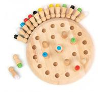 ZHITENG Scacchi di Memoria in Legno Bambino, Giochi Montessori, Memory Educativo Giocattolo, Gioco Scacchi Legno di Cognitiva del Colore, Giocattolo per la Memoria Gioco Educativo a Partire dai 3 Anni