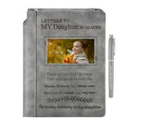 Zhitongda Regalo commemorativo personalizzato per la perdita della figlia, regalo di simpatia per la perdita della persona cara, diario in memoria amorevole diario 288 pagine taccuino A5 a righe con