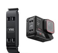 Zhixteu Piastra di Copertura della Batteria per Insta360 Ace Pro 2, Copertura della Porta del Guscio della Batteria a Sgancio Rapido in Lega di Alluminio per le Riprese Verticali