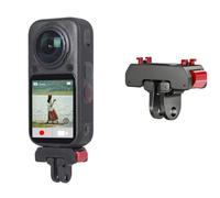 Zhixteu Supporto Magnetico per Insta360 X6, Base Adattatore a Sgancio Rapido con Interfaccia da 1/4"