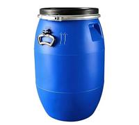 Zhixubah Secchio Plastico Grande con Coperchio, Contenitore Acqua Alimentare Senza BPA, Recipiente Raccolta Acqua Pioggia Multiuso per Casa Giardino E Conservazione(60l)
