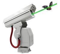 ZHIXUMM Dissuasore Laser Automatico per Uccelli, Dispositivi Anti-Uccelli, Rotazione A 360°, con modalità di Crociera Automatica, Protegge Turbine Eoliche/Sottostazioni/Edifici Storici, Dispositivi A