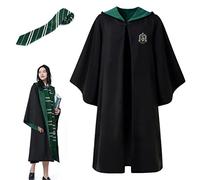 ZHIXUN Gryffindor Costume Deluxe,Uniforme da Gryffindor,con Mantello e Cravatta,Harry Potter Cosplay Costume,Costume Adulti,Per Masquerade e Halloween (M, Slytherin)