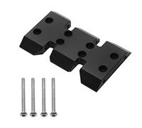 zhiyaoshin LCG Piastra Paramotore Inferiore per Traslazione nel Metallo del Baricentro per 1/10 RC Crawler Axial SCX10 I II III Capra Parts Nero