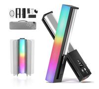 ZHIYUN CINEPEER C100 Combo 100W RGB Stick Light, controllo APP Lampada Video Portatile 2700K-6500K CRI 95+ TLCI 98+ Llluminazione in Uscita Continua per 6 * 4500 mAh Fotografia 14.3” Stick Light