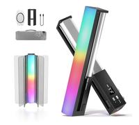 ZHIYUN CINEPEER C100 [Ufficiale] 100W RGB Stick Light, controllo APP Lampada Video Portatile 2700K-6500K CRI 95+ TLCI 98+ Llluminazione in Uscita Continua per 6*4500 mAh Fotografia 14.3” Stick Light