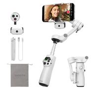 ZHIYUN Smooth Q5 Ultra Combo[Ufficiale]Stabilizzatore Smartphone, Tracciamento AI, Comando Vocale, Telecomando, Luce di Riempimento/Asta di Prolunga/Treppiede, Batteria da 13.5h, Gimbal per Telefono