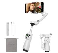 ZHIYUN Smooth Q5 Ultra [Ufficiale]Stabilizzatore Gimbal per Smartphone, Integrata Luce di Riempimento/Asta di Prolunga/Treppiede, Batteria da 13.5H, Portatile e Pieghevole, Gimbal Telefono a 3 Assi