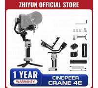 ZHIYUN Stabilizzatore cardanico ufficiale CINEPEER CRANE 4E Palmare a 3 assi per fotocamere DSLR Mirrorless per Sony Canon Nikon Panasonic