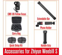 Zhiyun Weebill S accessori borsa per il trasporto segui Focus supporto per telefono estensione rapida installazione impugnatura monopiede impugnatura per Weebill S