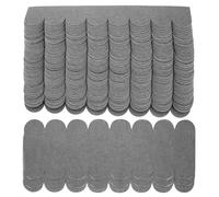 ZHIYUQL 53 pezzi di cartone per tetto autoadesivo, mini tegole per uccelli, impermeabile, per casetta di nidificazione, casetta per insetti, cuccia per cani, tetti per cassetta delle lettere (grigio)