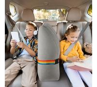 Zhizaiql Divisorio gonfiabile per seggiolino auto, divisorio per sedile posteriore per bambini per smettere di combattere e ridurre lo stress per i genitori durante la guida lunga, portatile gonfia e