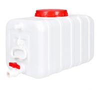 ZHJLF Plastica Serbatoio per L'acqua con Rubinetto E Tubo Flessibile Tanica Acqua Contenitore per L'acqua per Campeggio Camper Camion attività All'aperto Escursionismo(Size:6.6gallon-25L)