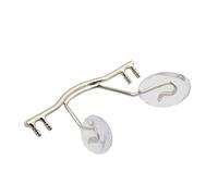 Zhjlut 10pcs / Occhiali Ponte Sostituzione Sostituzione Cornice Senza Montatura, Ponte di Occhiali in Acciaio Inossidabile con Naso for Riparazione Occhiali (Color : Silver)