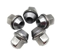 ZHjLut Bulloni Ruota Compatibile con Ford per B-Max 2012-2019 per Ecosport 2012-2019 Dadi Ruota Auto M12X1,5 Argento 2434886 2179620