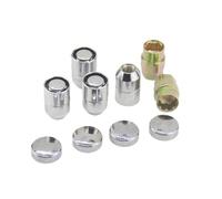 ZHjLut Bulloni Ruota Compatibile con Hyundai M12x1.5 i Dadi antifurto 4 Dadi antifurto con 2 Chiavi bulloni per Ruote Auto forgiati in Acciaio al Carbonio(M12x1.25)
