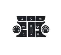 ZHjLut Compatibile con Opel per Mokka Cruscotto dell'auto Pulsante di Controllo A/C Radio Pulsante multimediale Kit di Decalcomanie di Riparazione Accessori Adesivi Decorativi(B)