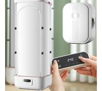 ZHJOPP Asciugatrice Portatile Pieghevole, Macchina da Stiro a Vapore, Circolazione dell'Aria Calda, Temporizzazione Intelligente, Vapore Automatico per La Cura degli Indumenti