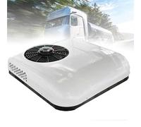 ZHJOPP Condizionatore d'Aria da Tetto 12V /24V,condizionatore d'Aria per Camper RV,condizionatore d'Aria Elettrico da Tetto Cool per Veicoli RV/Semi-Truck/Boat Trailer/Cabina da Letto (White 24V)