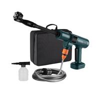 ZHJOPP Idropulitrice ad alta pressione, ugello multifunzionale, set pistola elettrica ad alta pressione, include batteria e caricabatterie.