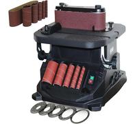 ZHJOPP Levigatrice a mandrino oscillante Verticale da 220 V, 2850 Giri/Minuto, per Legno, Include Manicotti abrasivi per levigare e Lisciare i Pezzi.