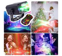 ZHJOPP Luce da palco, Controllo vocale/Telecomando, alimentata Via USB, Effetti Luminosi Colorati, Adatta per Decorazioni di Festival, Bar, Festa
