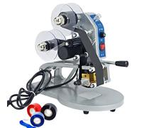 ZHJOPP Macchina di stampa a caldo della macchina di codifica della data, Timbro caldo elettrico manuale,Macchina di calore dell'etichetta della data per l'imballaggio flessibile del film plastico