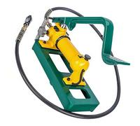 ZHJOPP Pompa manuale idraulica portatile con pedale sollevatore manuale per utensili pesanti, uscita olio da fase, per edilizia e uso industriale