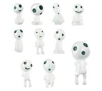 ZHjuju Principessa Mononoke,10Pezzi Elfi Mononoke Resina Figurine di Elfi degli Alberi Principessa Mononoke Albero Spirito Statua da Giardino Statuetta per Micro Paesaggio Patio Esterno Prato Cortile