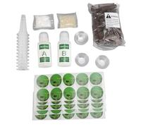 Zhjvihx Alimenti per Piante Idroponiche, Nutrienti A B da 100 Ml per Piantagioni Interne con Spugne per Coltivazione, Kit Pod per Piante per Fragole, Basilico, Cetriolo, di Coltivazione