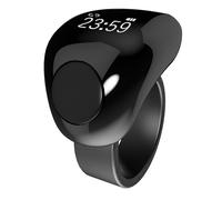 Zhjvihx Anello Promemoria Digitale per Contropreghiere, Anello Intelligente Sensibile Al Tocco con Allarme a Vibrazione Bluetooth 5.1 per il Monitoraggio del Tempo di (20 & Si alzò)