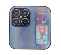 Zhjvihx Cellulare Flip, 32MB RAM 32MB ROM Schermo da 2,4 Pollici Cellulare Pieghevole Dual SIM con Pulsanti Grandi e Display a Doppio Schermo, per un Facile Utilizzo e una Lettura Chiara (BLACK)