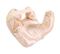 Zhjvihx Cuscino per il Viso in Memory Foam, Cuscino per il Viso in Tessuto di Seta per Dormire Sulla Schiena, con Comfort di Rimbalzo Lento (GOLD)
