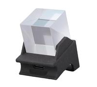 Zhjvihx Display Quotazioni Bitcoin, Tracker Prezzo LED Olografico 3D per 2000 Criptovalute con Orologio Meteorologico in Tempo Reale, Tassi di delle Azioni, Supporta Album Elettronico